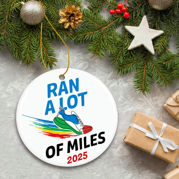 Christmas Running Gifts for Women, Men - Running Ornament for Christmas Tree, Cross Country Gifts for Runners Women, Track Runner Female