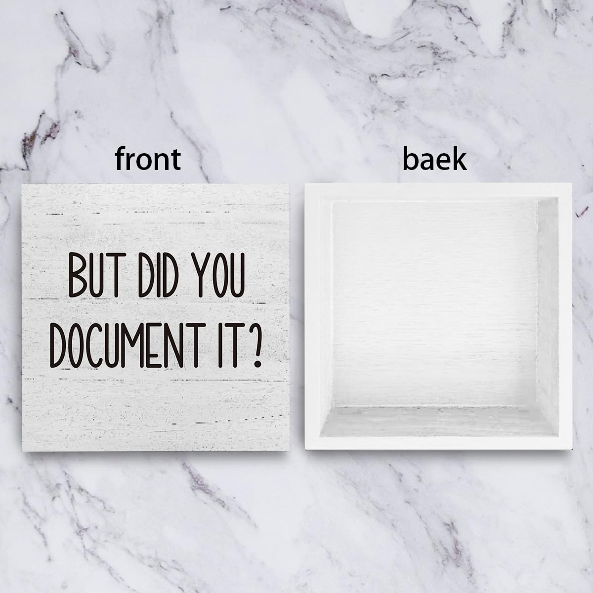 The Office Gifts Desk Decor But Did You Document It Wooden Box Sign Funny Office Boss Gifts
