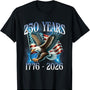 Eagle and Flag 250 Years 1776-2026 250th Birthday T-Shirt