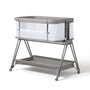 Baby Bassinet Bedside Sleeper with Wheels and Storage Tray – Portable Adjustable Crib for Newborns