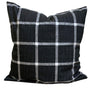 Black Pillow Cover, Black Throw Pillow Cover, Black Farmhouse Pillow Cover Euro Shams