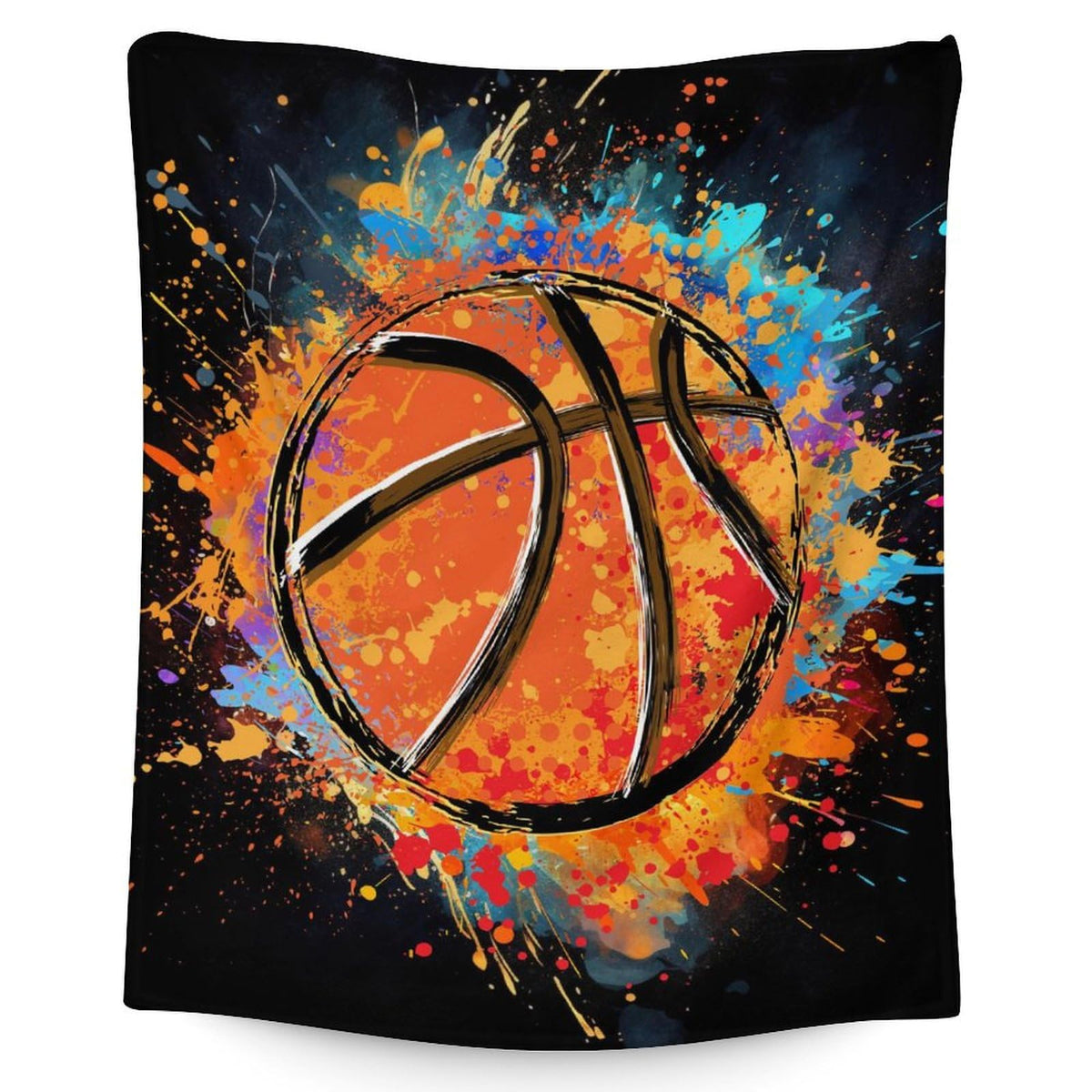 Blanket for Boys Men- Basketball Throw Blanket Gift for Basketball Lover - Sports Blankets for Kids Teens Adults