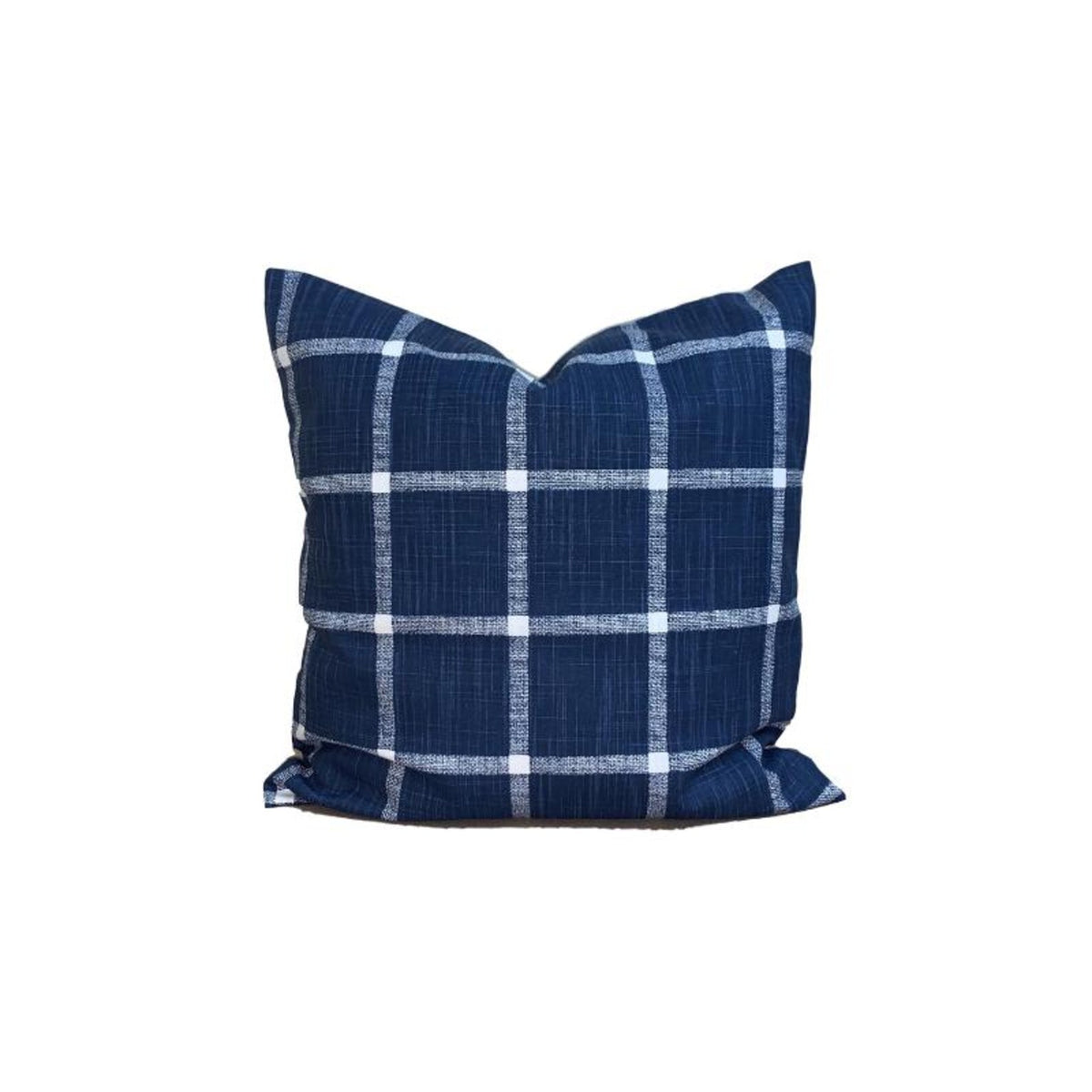 Blue Farmhouse Pillow Cover, Blue Throw Pillow Cover, Blue Euro Sham