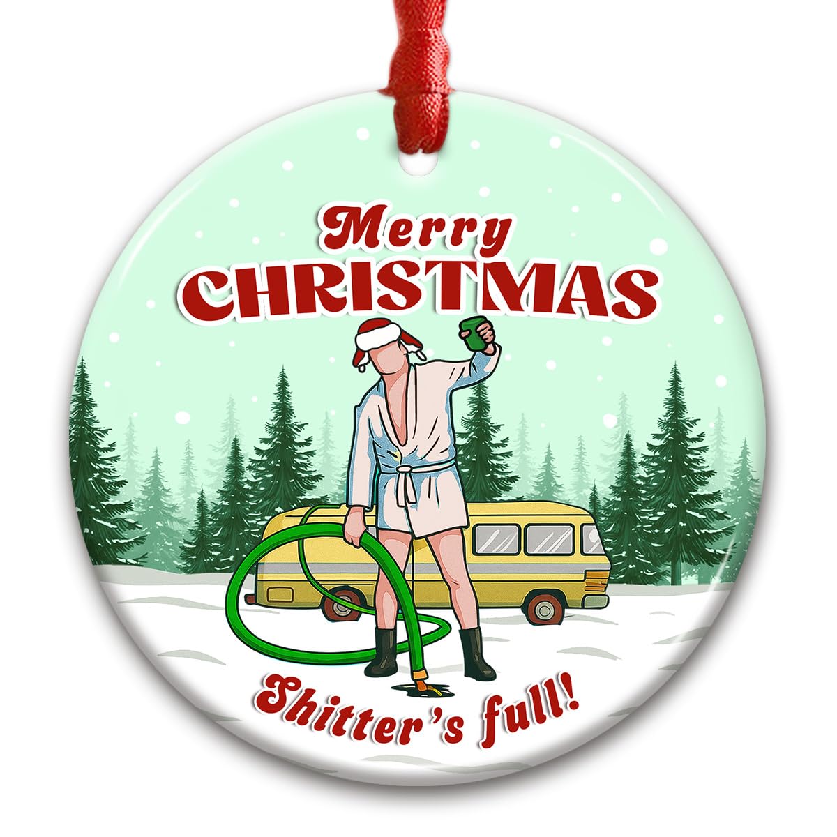 Funny Christmas Vacation Ornament 2025 - Hilarious Cousin-Inspired Holiday Decoration