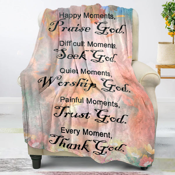 Gifts for Women Faith, Inspirational/Religious/Spiritual Gifts for Adults, Soft Throw Blankets