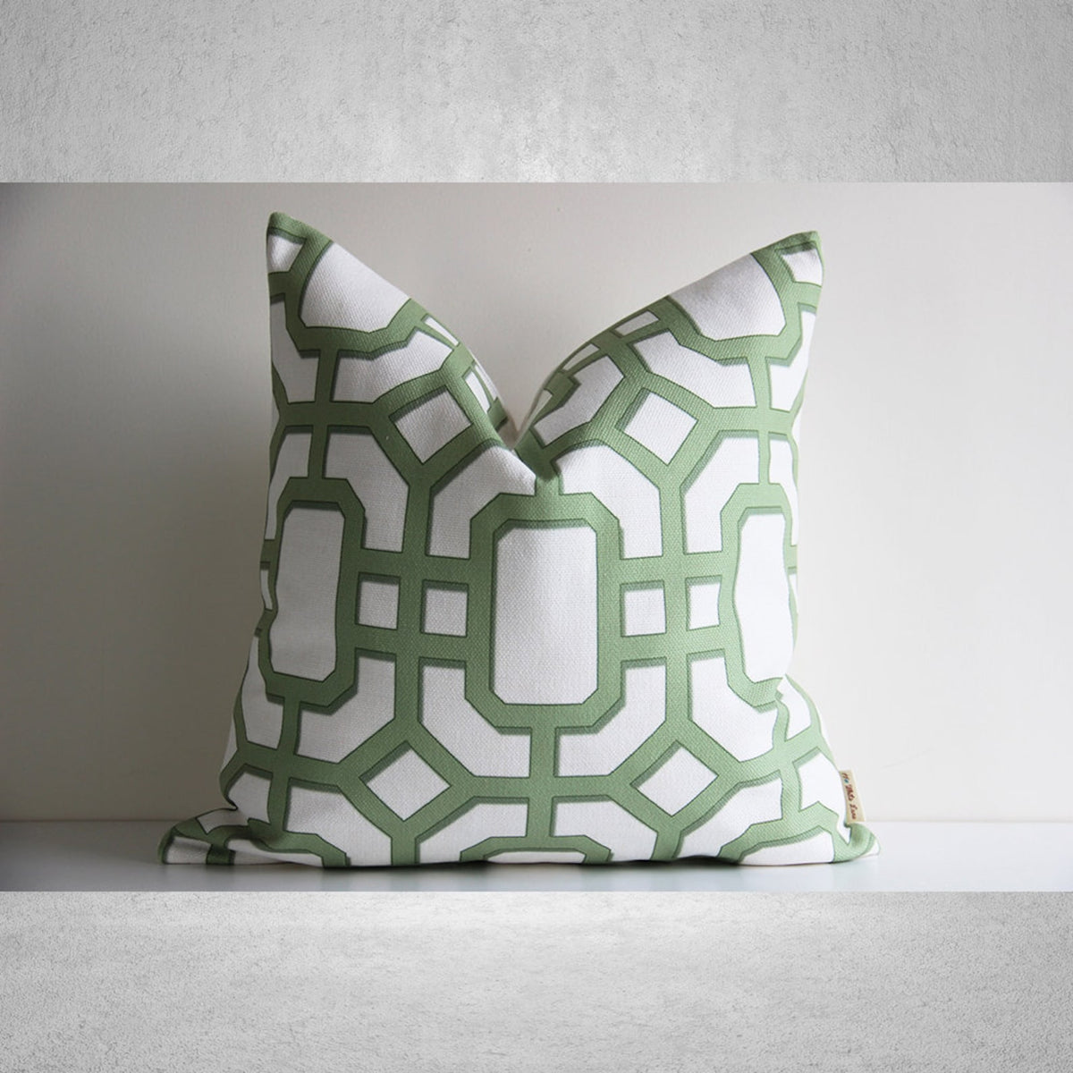 Aqua Duck Birds Pillow Cover - Chinoiserie Decor Cushion Cover 18x18 20x20 Pillow Cover (Copy)