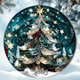 Christmas Ornament 2025, Elegant Ornament 2.9in, Paper Art Christmas Tree