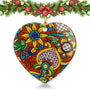 Christmas Ornaments 2025,Mexican Talavera Ornaments for Christmas Tree Holidays Ornaments Decorations