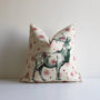 Christmas Reindeer Throw Pillow Cover – Holiday Cabin Decor