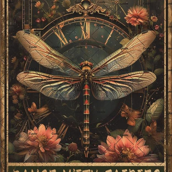 Dragonfly Decor Vintage May You Touch Dragonflies And Stars Dance With Fairies And Talk To The Moon Metal Tin Sign