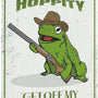 Funny Vintage Metal Tin Signs Frog Room Decor Hippity Hoppity Get Off My Property Sign No Tresspassing