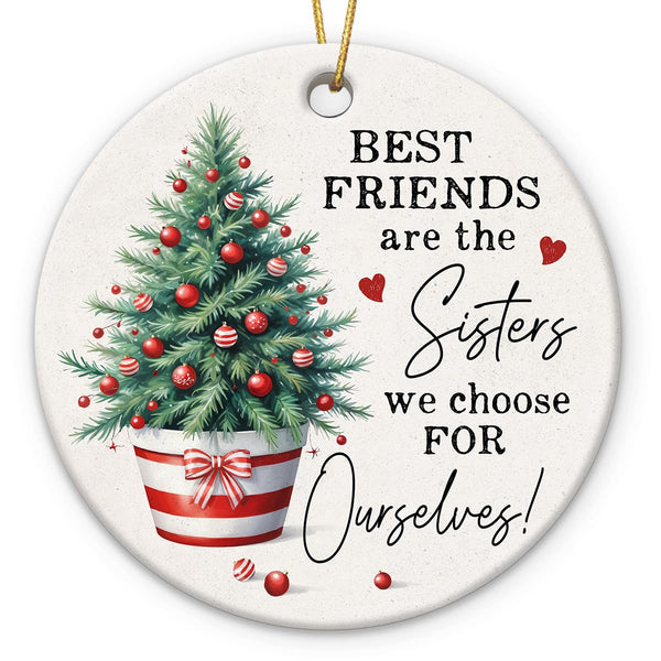 Friendship Christmas Ornaments 2025, Gifts for Friends, Soul Sisters, BFF, Work Besties