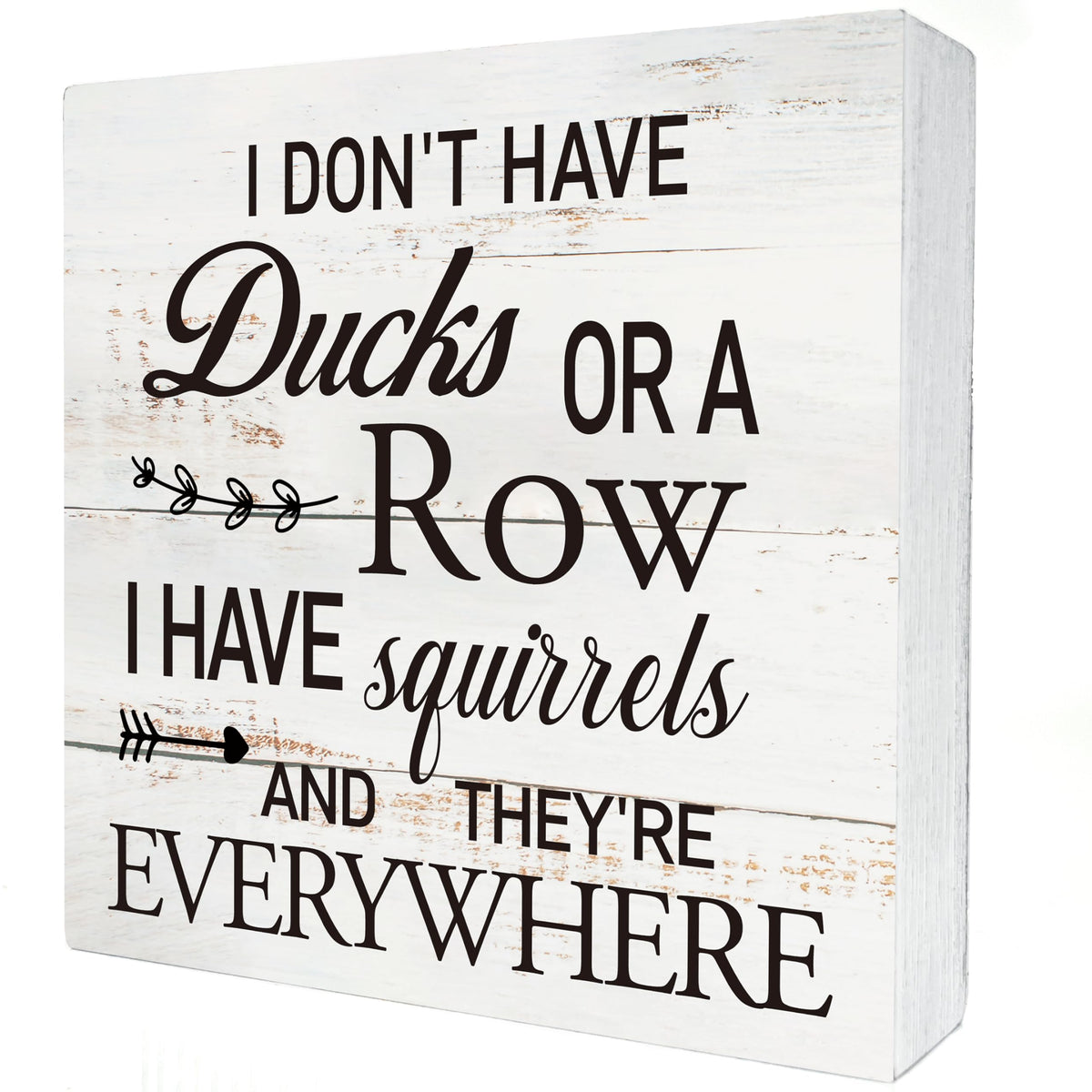 Funny Office Quote Wooden Box Sign Desk Decor Rustic Humorous Wood Block Plaque Box Sign