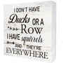 Funny Office Quote Wooden Box Sign Desk Decor Rustic Humorous Wood Block Plaque Box Sign