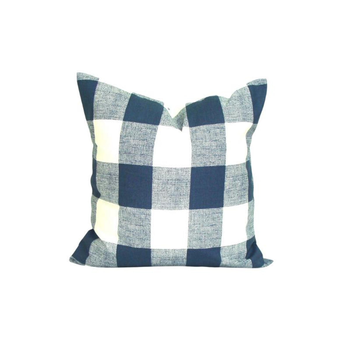 Gray Pillow Cover Sale, Slate Blue Pillow Covers, Blue Plaid Pillow Covers