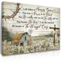 Christian Wall Art Barn Windmill Canvas Wall Decor Religious Wall Art I Still Believe In Amazing Grace Picture Print