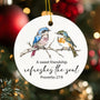 Christian Friendship Ornaments, Religious Bible Verse Bird Hanging Ornaments for Christmas Tree Party Holiday Decorations
