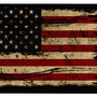 Retro Metal Tin Sign Wall Decoration with American Flag Pattern