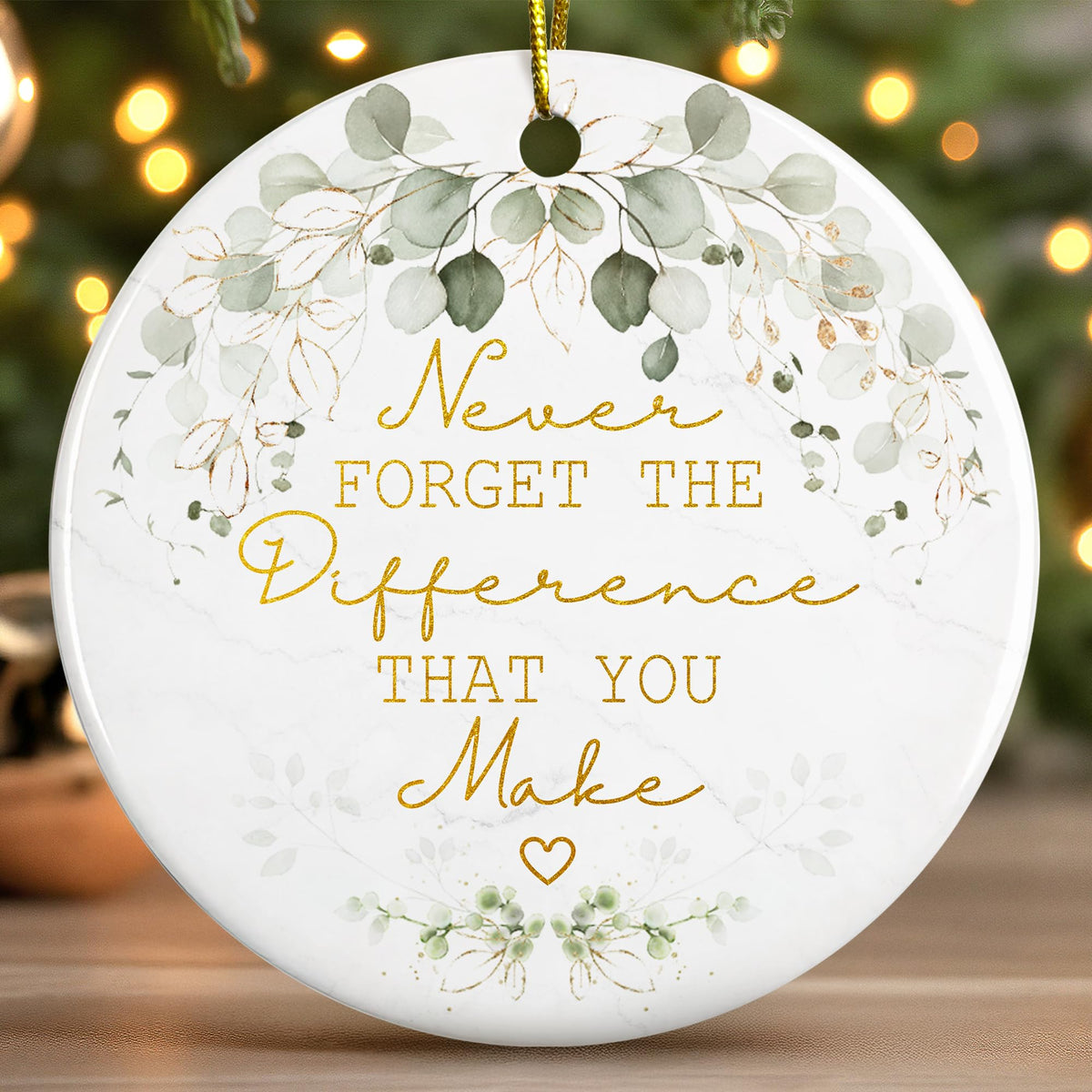 Thank You Gifts for Women, Coworkers, Boss Manager, Teacher Nurse, Mom, Friends - Thank You Appreciation Christmas Ornaments