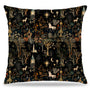 Medieval Dark Gothic Forest Pillow Covers 18x18 Single-Sided, Cottagecore Room Home Decor