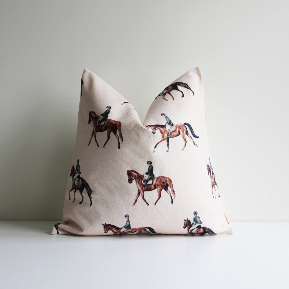 Set of 2 Horse Riding Farmhouse Equestrian Throw Pillow Cover - Equestrian Decor Cushion Cover,Horse Riding Equestrian