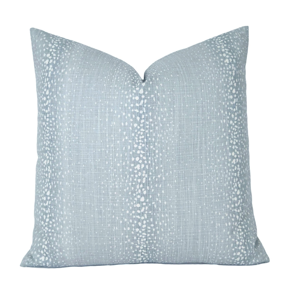 Blue Pillow Cover, Antelope Pillow Cover, Accent Pillow, Light Blue Throw Pillow Sham, 18 x 18"