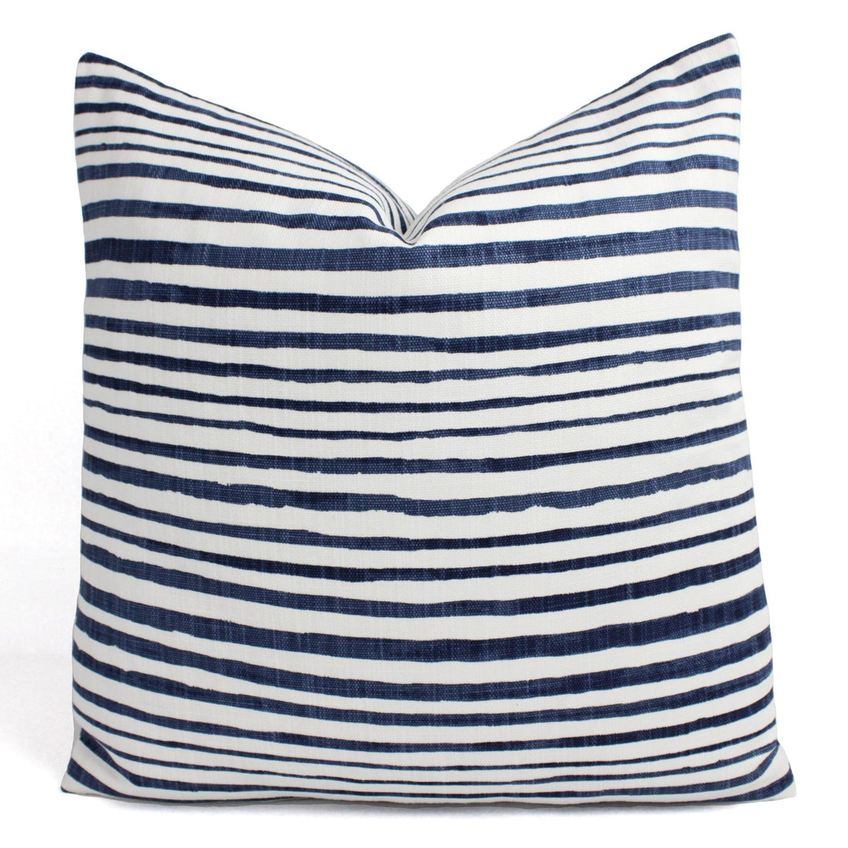 Blue and White Pillow Cover, 18x18 Inch Waterproof Outdoor Modern Pillow Sham