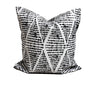 Black Pillow Cover, Black Outdoor Pillow Covers, Gray Abstract Pillow Cover