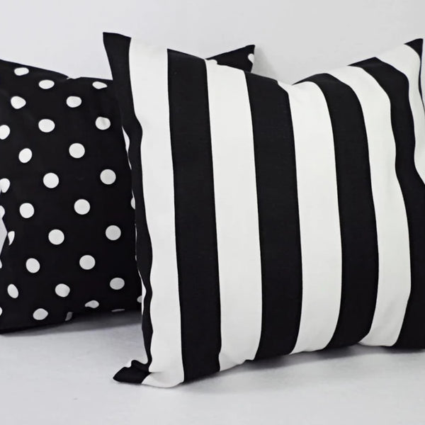 Black and White Pillow Cover, 18x18 Inch Waterproof Outdoor Greek Key Plaid Geometry Pillow Sham (Copy)