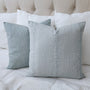 Blue Pillow Cover, Antelope Pillow Cover, Accent Pillow, Light Blue Throw Pillow Sham, 18 x 18"