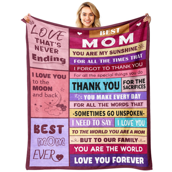 Mom Birthday Gifts from Daughter &amp; Son - Best Mom Ever Gifts - Presents for Moms