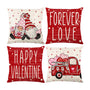 Valentines Day Decorations-Valentine's Day Pillow Covers Spring Holiday Pillow Covers 18 x 18 Inch