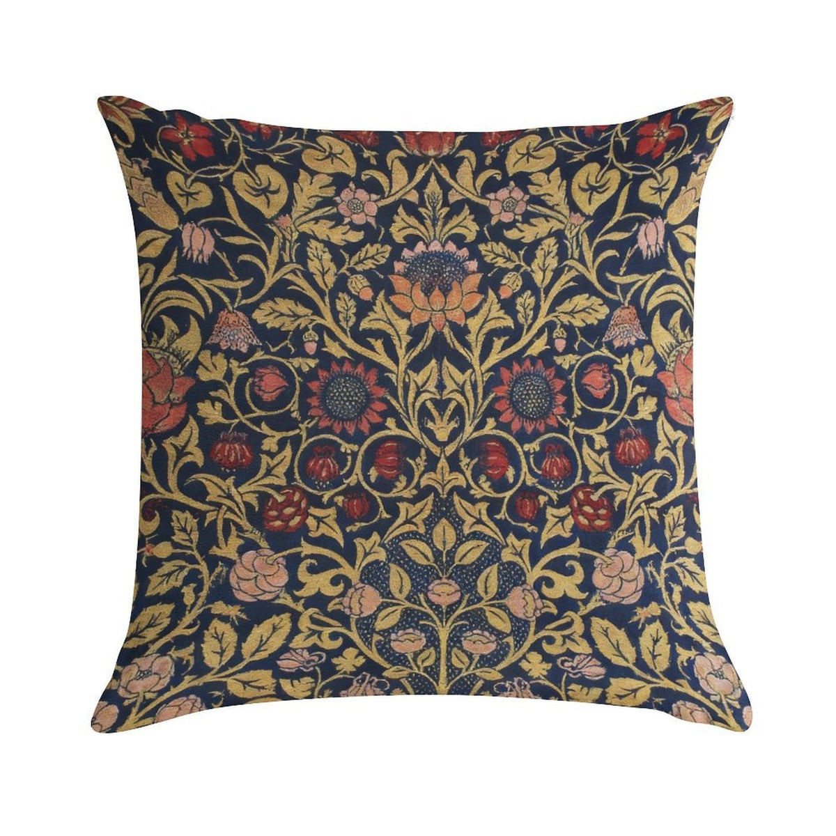 William Morris Classic Pattern Printed Decorative Throw Pillow Cover - Floral Forest Pillow Case
