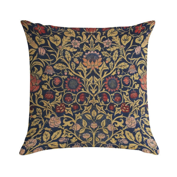 William Morris Classic Pattern Printed Decorative Throw Pillow Cover - Floral Forest Pillow Case