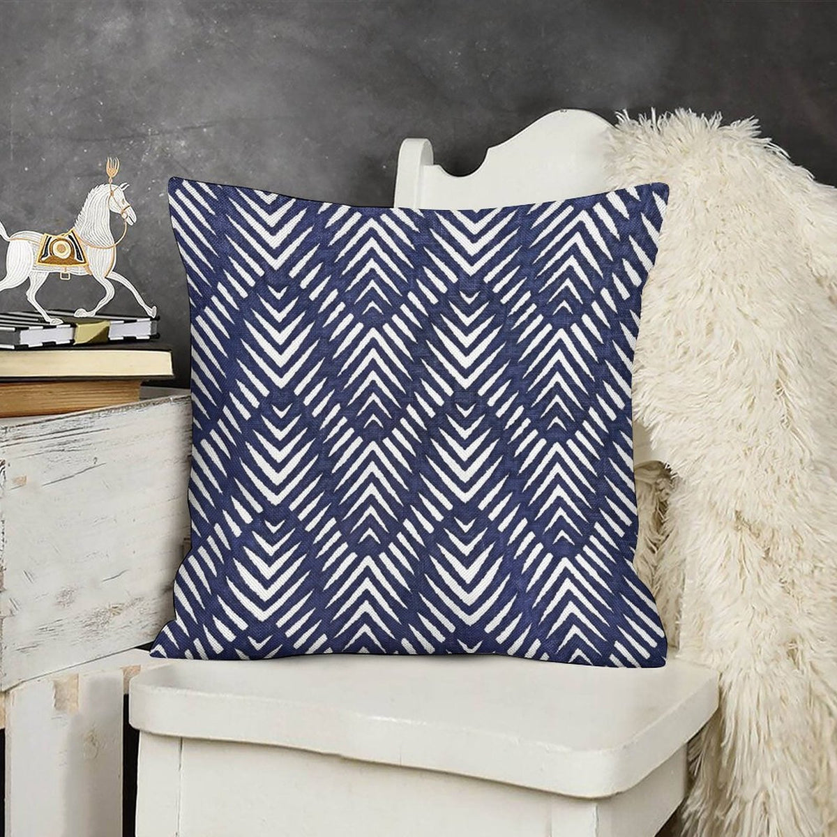 Waterproof Blue Pillow Covers. Blue Throw Pillow Covers, Blue Decorative Pillow Covers