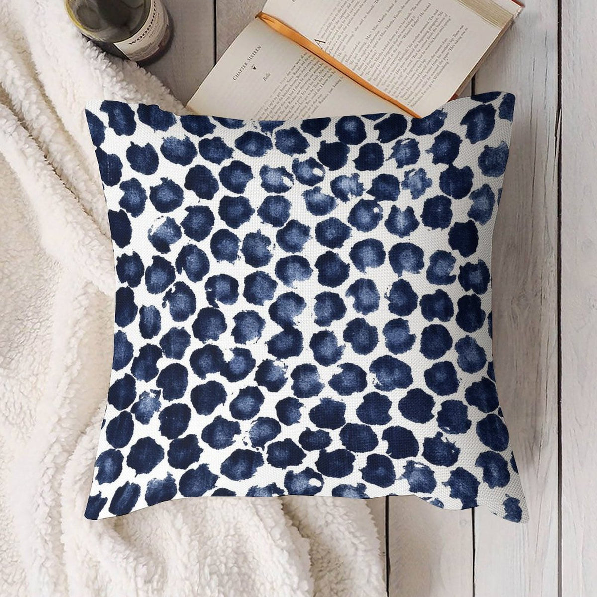 Blue Pillow Covers. Blue Throw Pillow Covers, Blue Decorative Pillow Covers Euro Shams