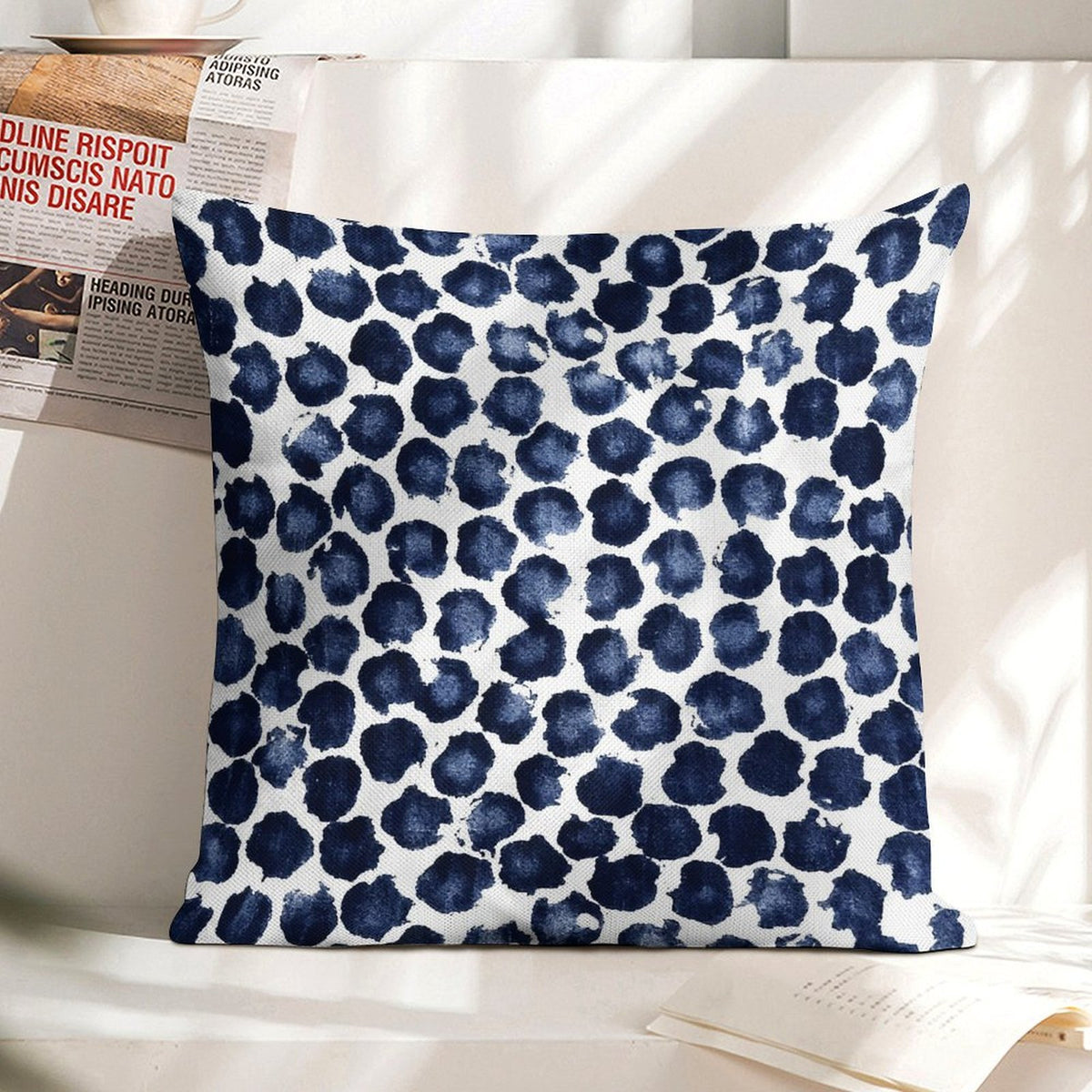 Blue Pillow Covers. Blue Throw Pillow Covers, Blue Decorative Pillow Covers Euro Shams