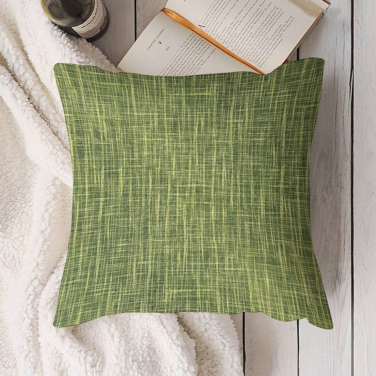 Green Pillow Cover, Solid Green Throw Pillow Covers
