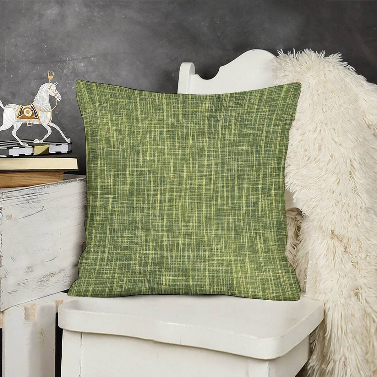 Green Pillow Cover, Solid Green Throw Pillow Covers