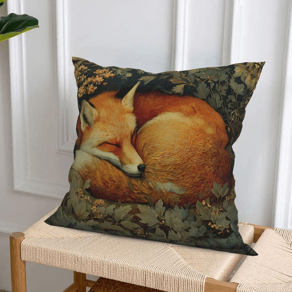 Waterproof William Morris Animals Throw Pillow Covers Set of 4, Single-Side Print, No Insert, Envelope Closure
