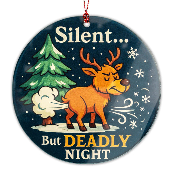 Skeleton Christmas Ornament - Funny Christmas Ornament 2025 - Funny for Adults, Men, Women