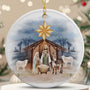 Religious Christmas Ornaments Gifts for Women, Nativity Ornaments Catholic Holiday Decor Christian Gifts Ideas for Women Men