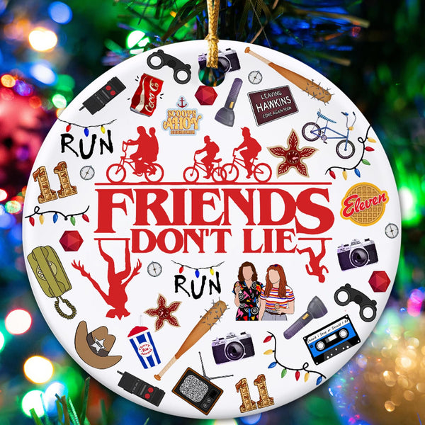 Retro Funny Thing Merch Gifts 2025 Christmas Ornament Decorations Xmas Tree Decor