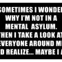 Tactical Sometimes I Wonder Funny Sarcastic Metal Tin Sign Wall Decor Man Cave Bar