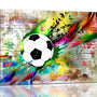 Soccer Wall Art Football Pictures Wall Decor Graffiti Sports Posters Canvas Prints Framed Artwork Paintings