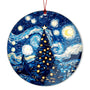 Starry Night Christmas Ornaments 2025, Star Ornament for Hanging Xmas Tree Decorations