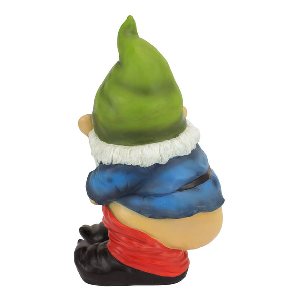 Funny Stinky Garden Gnome Statue, Outdoor Yard Decoration for Lawn, Patio or Garden Décor