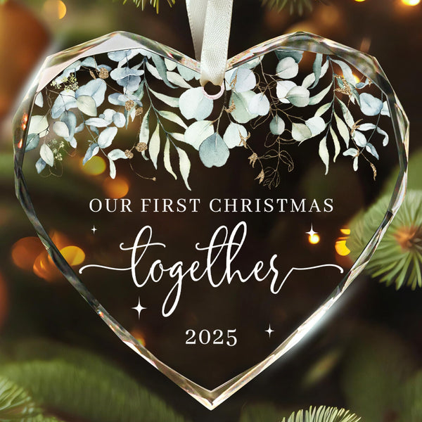 Our First Christmas Together Ornament 2025 - Wedding Gifts - Wedding Gifts for Couples 2025