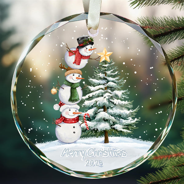 Snowman Ornaments - Snowman Christmas Ornament 2025 - Winter Holiday Ornaments for Christmas Tree