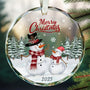 Snowman Ornaments - Snowman Christmas Ornament 2025 - Winter Holiday Ornaments for Christmas Tree - Gifts for Family, Friends